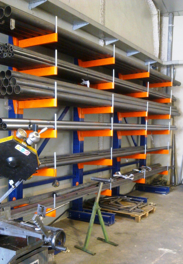 estanterias metalicas de gran carga tipo kantilever